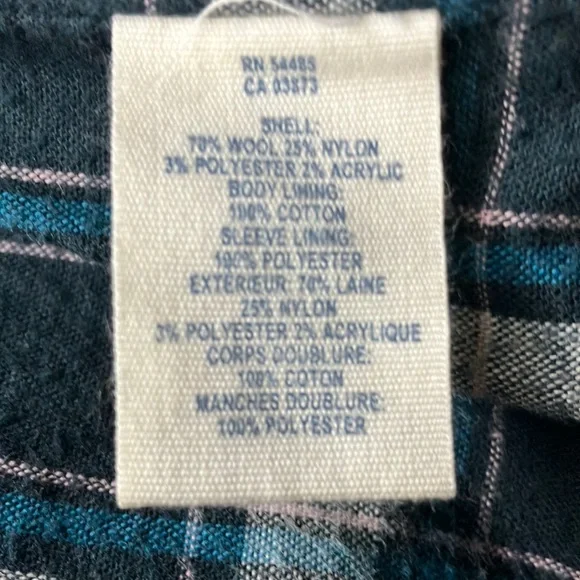 Women’s American Eagle Outfitters black Pea coat with detachable hood. Size S/P - Picture 6 of 6